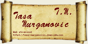 Tasa Murganović vizit kartica
